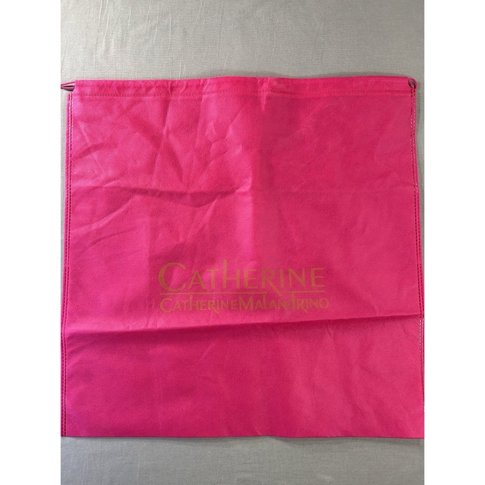 Catherine Malandrino branded drawstring dust bag Hot Pink 19.5"x19.5"